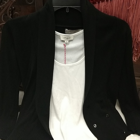 Zara Black Cropped Cardigan - Picture 2 of 8